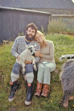 Homesteaders (Paul and Linda McCartney on their farm in the Mull