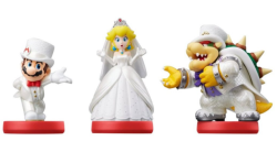 nintendocafe:  Amiibo - Mario / Peach / Bowser (Wedding 3-Pack)