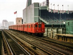 route22ny:  “A six-car train of tartar red ‘mainline’ R-36s