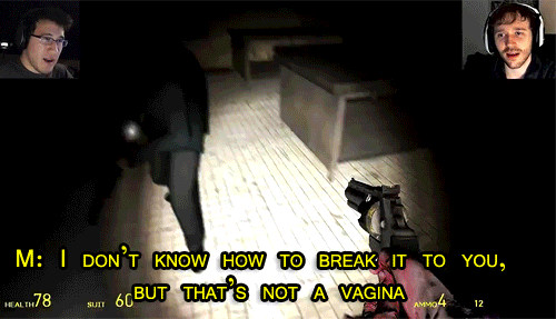 hauntedtesty:  Markiplier and Yamimash: The Vagina Chronicles, Part One