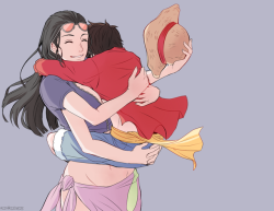 rroronoazoro:  rinriemie:  I can’t hug Luffy but… :’3 