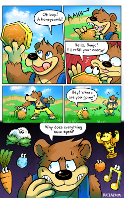 hyenafu:   Here’s another Banjo-Kazooie comic I made for my