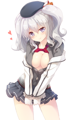 (via #r_18 kashima (kantai collection) drawn by izumi akane)