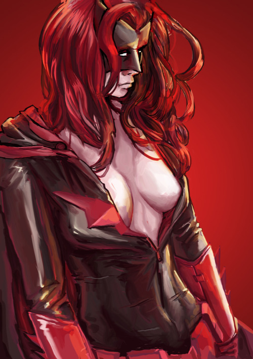 superheropinups:  Not Safe For Work Wednesday Batwoman