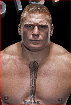 rwfan11:  Brock Lesnar - (fake) ….he was so excited over his