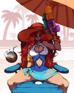 maiz-ken:    Miss fortune from league of legends havin a grand