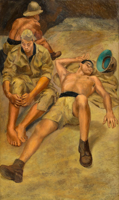 ratatoskryggdrasil:Guglielmo Janni, Soldiers at Rest, 1936