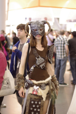 silvericedragon:  Photo of my Dovahkiin costume from PAX East