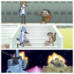 Mordecai & Rigby…past, present, and future. Did you