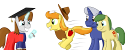 hoofclid:Looks like somepony got his doctorate today! I hope