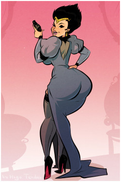   Madam Pegeen - Cartoon PinUp Commission  “It’s