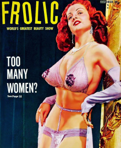 Tempest Storm appears on an October cover of ‘FROLIC’ magazine,