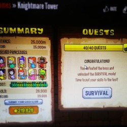 I beat it!! @exvaa #knightmaretower #knightmare #tower #arcade