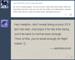 askmeadowlark:  *Sniff* Thank you… Thank you both.It is good