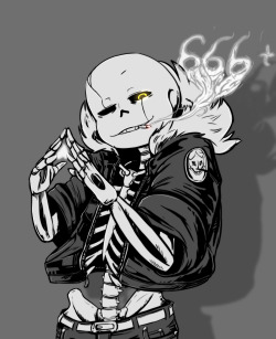 v0idless:  Gaster!Sans - THANK YOUThank you for over 666 Followers