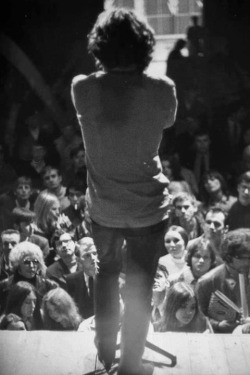 theswinginsixties:  Jim Morrison on stage.