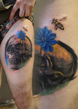 tattoos-org:  Tattoo by Berat Haykıran at Golden Arrow Tattoo,