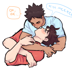 shounenkings:  some super gay shit… oikawa is demanding and