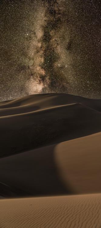 amazinglybeautifulphotography:  Milky Way over the Dunes. Great