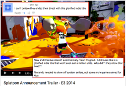 inzergue:  A lot of the comments on Splatoon’s very first trailer