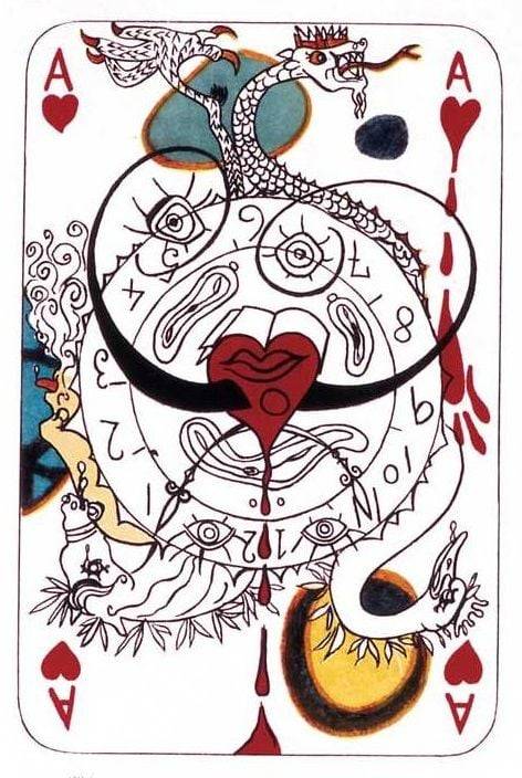 Ace of Hearts by Salvador Dalíhttps://painted-face.com/