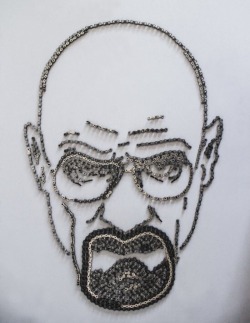 methoticalmemento:  Artwork made with just bike parts  Credit: