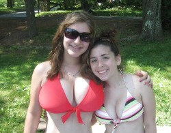 bikiniboob:  My Cousin’s Boobs are huge !!!!  And really nice