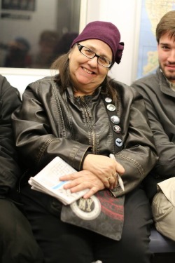 humansofnewyork:  This woman was sitting across from me last