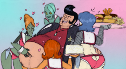 to-many-cupcakes:this is old,back when I was in the Space Dandy