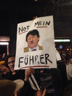 femmefatalefillefatale:  Spotted at a protest rally in downtown