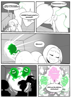 Camp W.O.O.D.Y.: SLIMED PAGE 16-17COMMISSIONED ARTWORK done by: