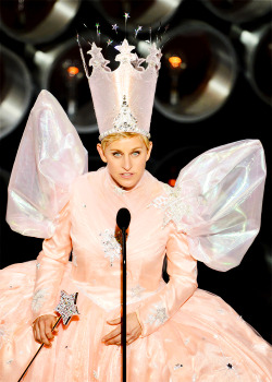 gifthescreen:  Host Ellen DeGeneres speaks onstage during 86th