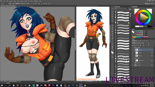z0nesama:  galactic-overlord:  galactic-overlord:  Lets get this Kylie finish, my dudes~ =v=https://picarto.tv/GalacticOverlord  going again~~~ =u=  Always be bustin’   