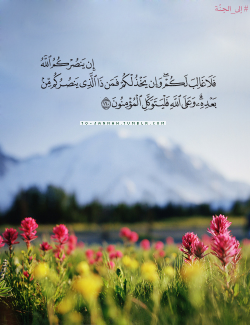 islamic-art-and-quotes:  Quran 3:160 – Family of Imranإِنْ
