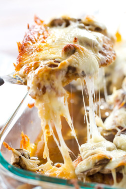 verticalfood: Cheesy Chicken with Mushrooms