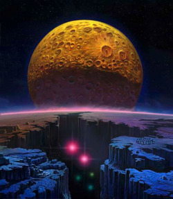 witchstars:  Moonhenge by Angus Mckie  “MOONHENGE”