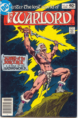 comicbookcovers:  Warlord #34, June 1980, cover by Mike Grell
