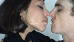 kissingchannel: Jimi and Natalia kissing.  CLICK HERE FOR THE