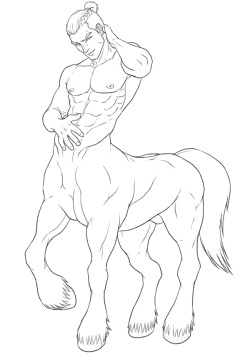 xketchzoid:  Original centaur character of Rageclaw, whose name