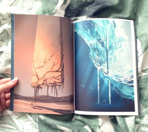 nnscribble:  I just got this in the mail!Itâ€™s an artbook by Loika / @andatseaTumblr recommended me their blog and it got me out of that bad art block I had last month. It inspired me so much I had to get this artbook in my bookshelf. <3  [Art inspiri