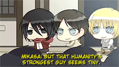  SnK Chibi Theater Episode 24:Sassy Mikasa vs. Eavesdropping