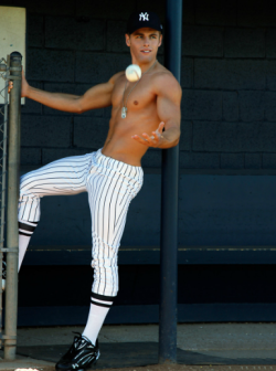 aobrenylumpyspaceprincess:  Baseball Players though.. ASDFGHJKL