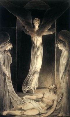 templeofapelles:  The Resurrection, 1805 William Blake Victoria