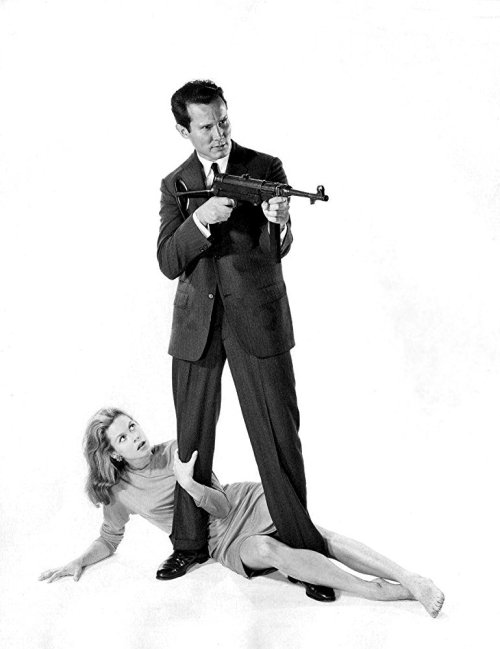 Henry Silva and Elizabeth Montgomery in Johnny Cool (1963). Nudes