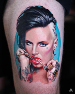 tattotodesing:     From artist Luka Lajoie.     Christy Mack