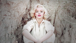 thediaryofmarilynmonroe:  Loving a man means being thoroughly