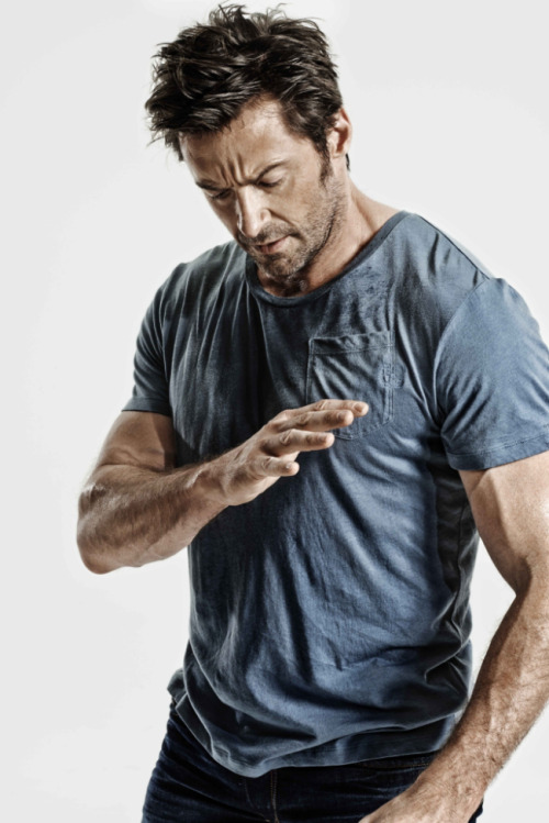 A Hugh Jackman RequestSo many good shots of this sexy sexy manAnd a really nice collection of him feeling himself which screams some TF goodness