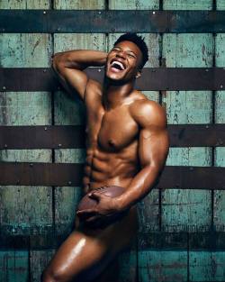 ebonynsweet: ESPN BODY COVER NFL PLAYER Saquon barkley  Read