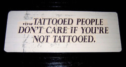  the difference between tattoed people and not tattoed people