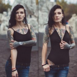 inkedtattooedandbeautiful:  Tattooed and beautiful